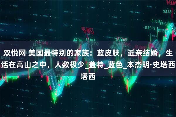 双悦网 美国最特别的家族：蓝皮肤，近亲结婚，生活在高山之中，人数极少_盖特_蓝色_本杰明·史塔西